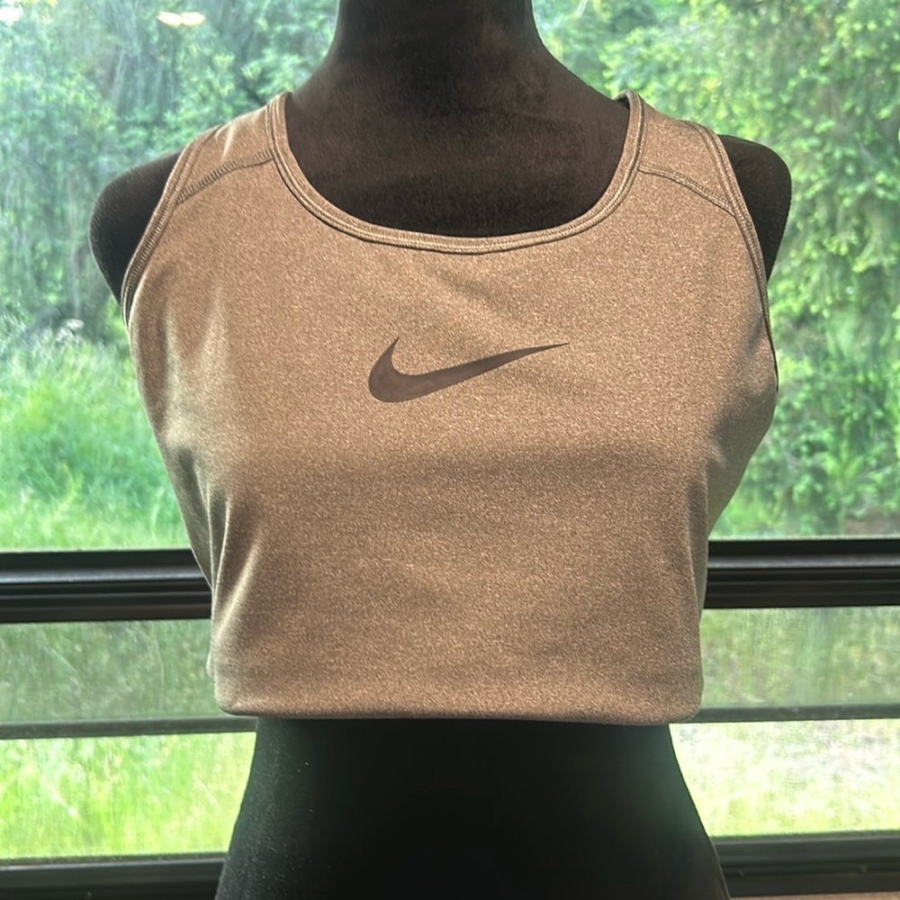 Nike Women’s Dri-Fit Grey Training Athletic Bra Size 1X‎ NWOT